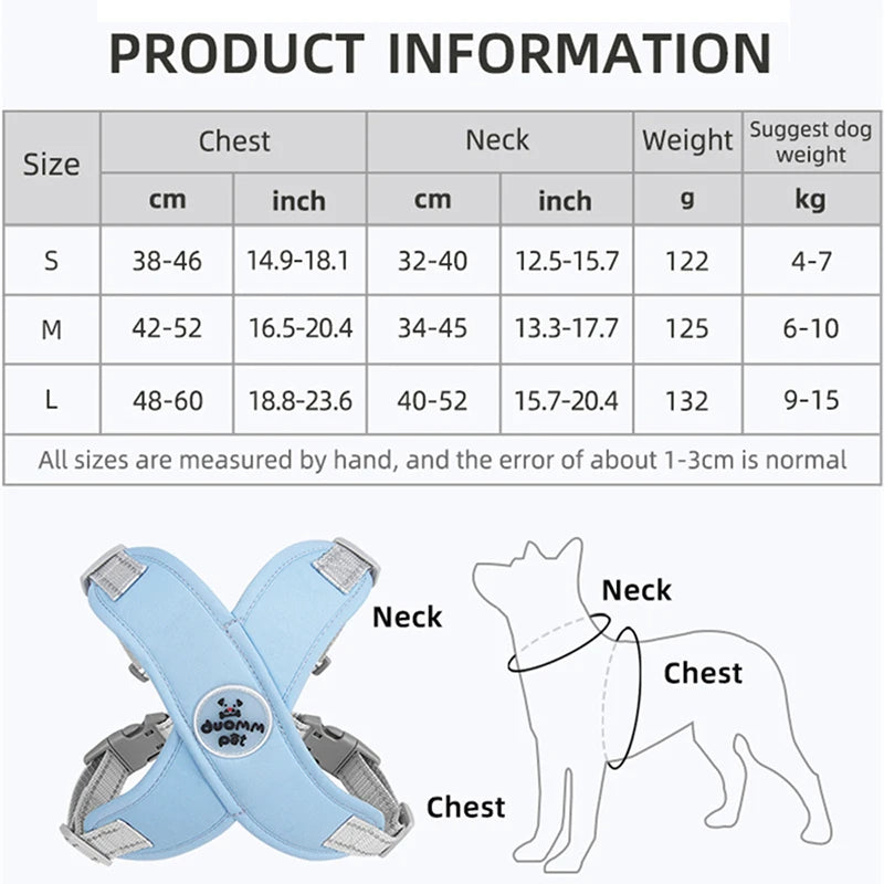 Dog Harness with Leash Set