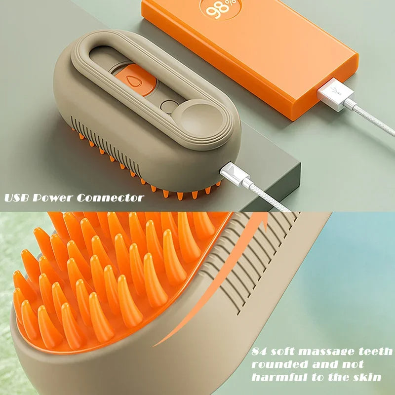 Steam Brush For Cat and Dogs